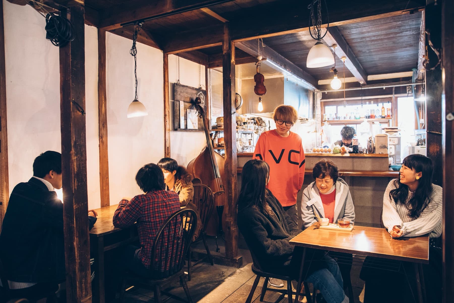 古民家飲食店「ぶち」の店内